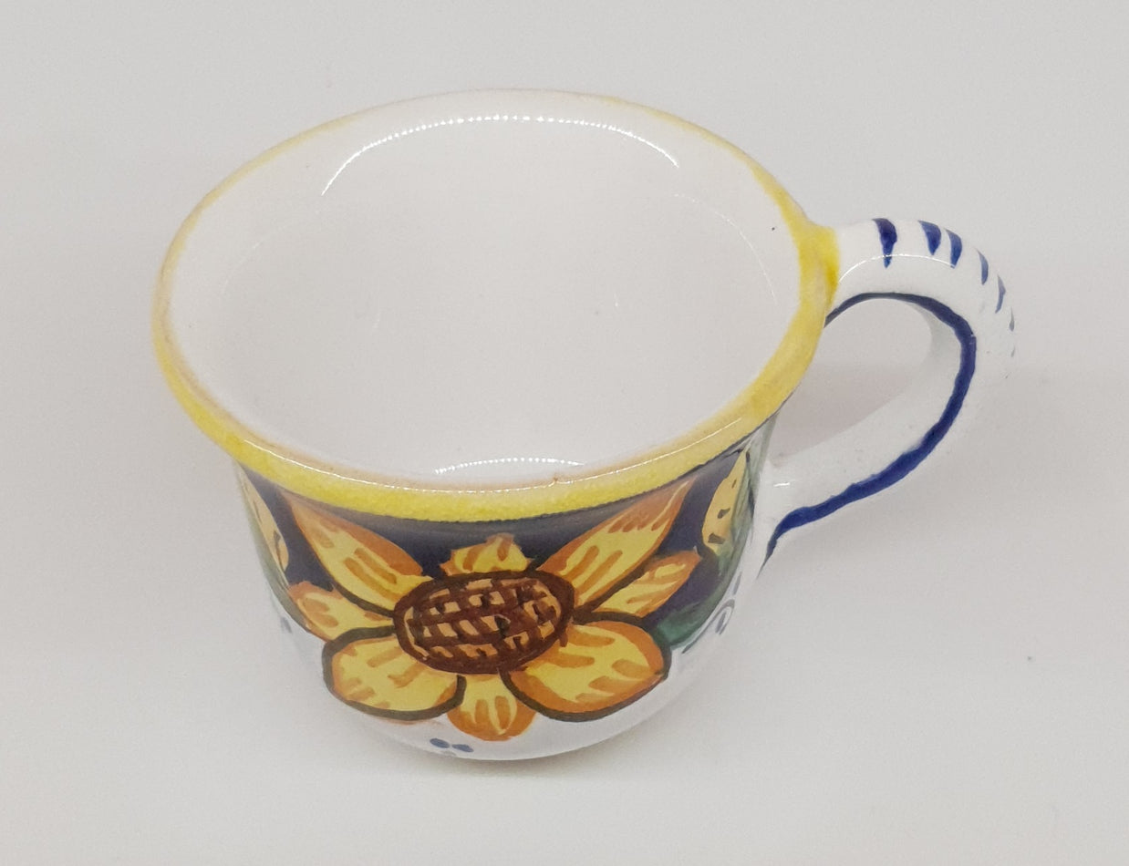 Tazzina Caffè Decoro Girasole Gambino