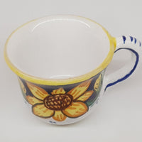 Tazzina Caffè Decoro Girasole Gambino