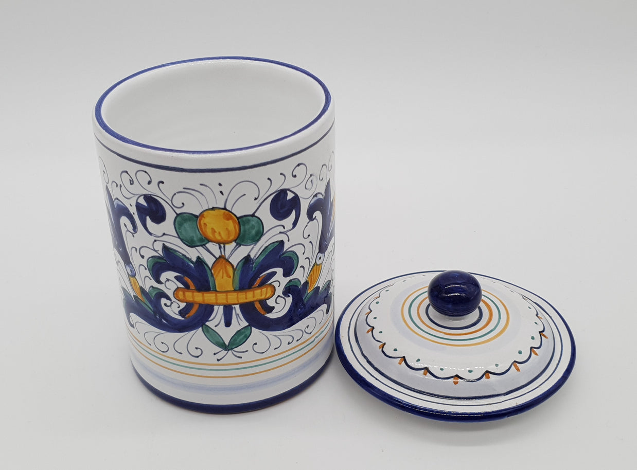 Jar With Lid Deruta Decor