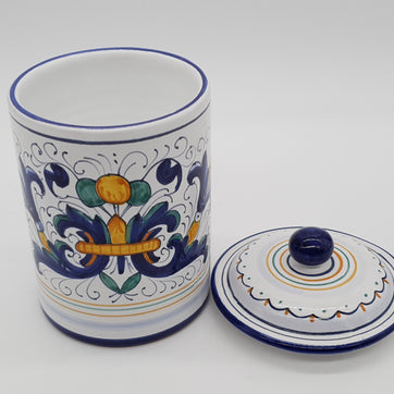 Jar With Lid Deruta Decor