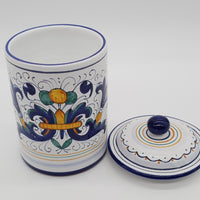 Jar With Lid Deruta Decor