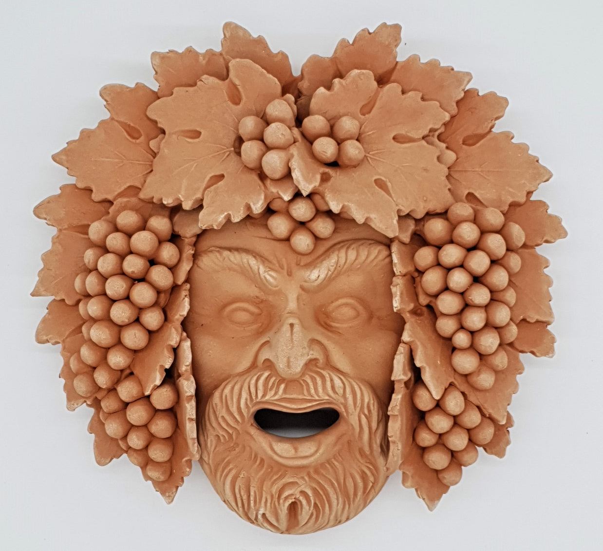 Maschera Bacco Vecchio Grande Terracotta
