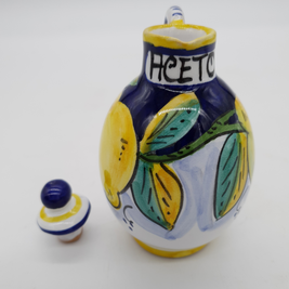 Set Olio Aceto Decoro Limone Gambino
