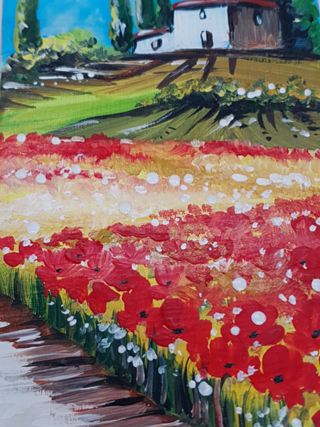 Poppies Field Tile