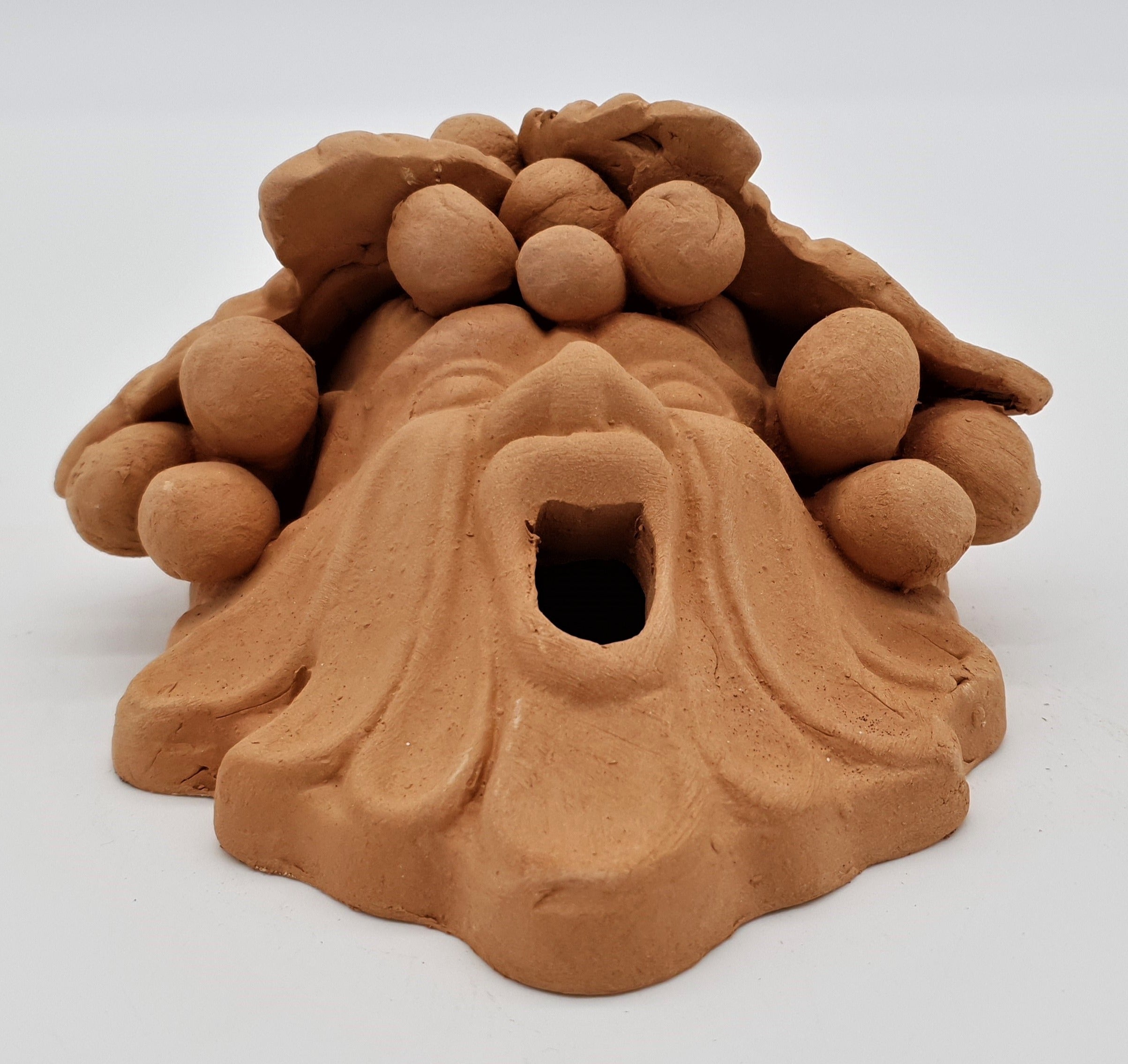 Maschera fauno Con Uva Terracotta