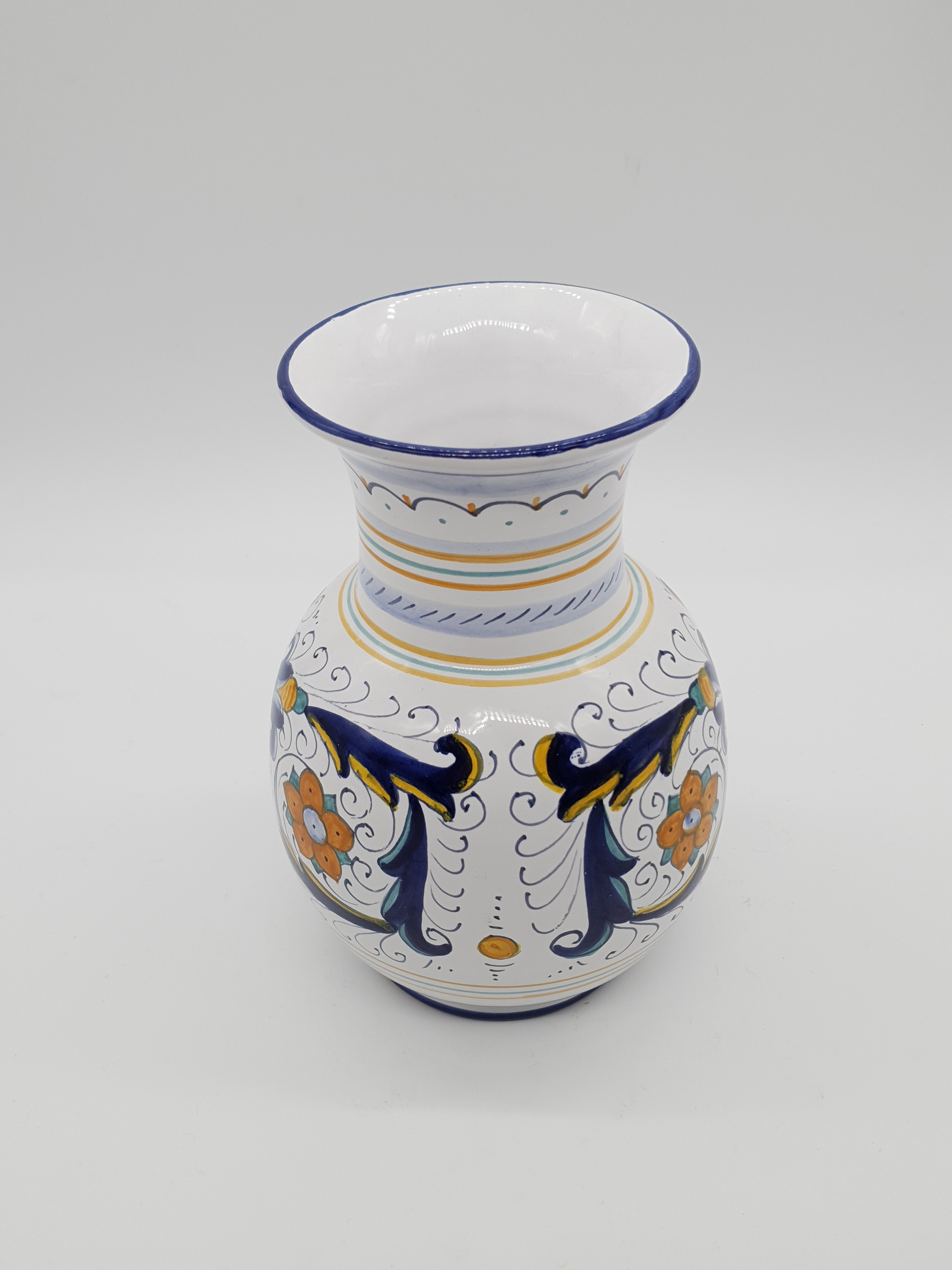 Vaso Pancia Palla Decoro Deruta