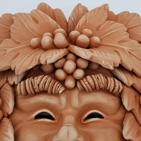 Maschera Bacco Barba Grande Terracotta