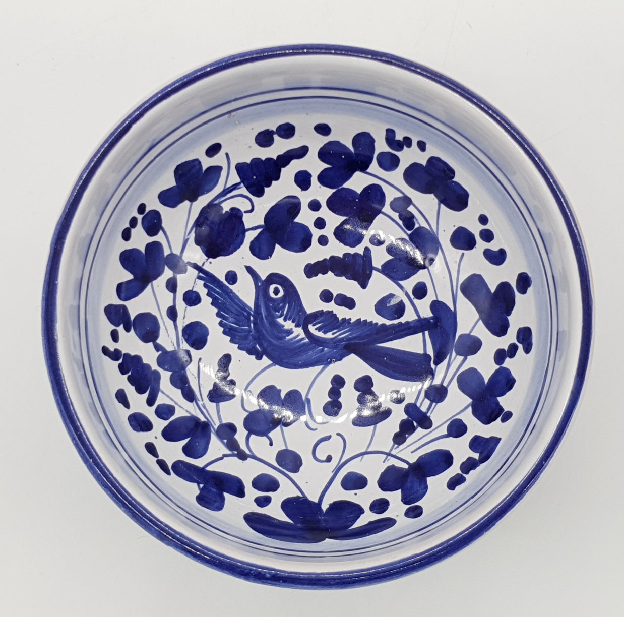 Bolo Ciotola Decoro Arabesco Blu