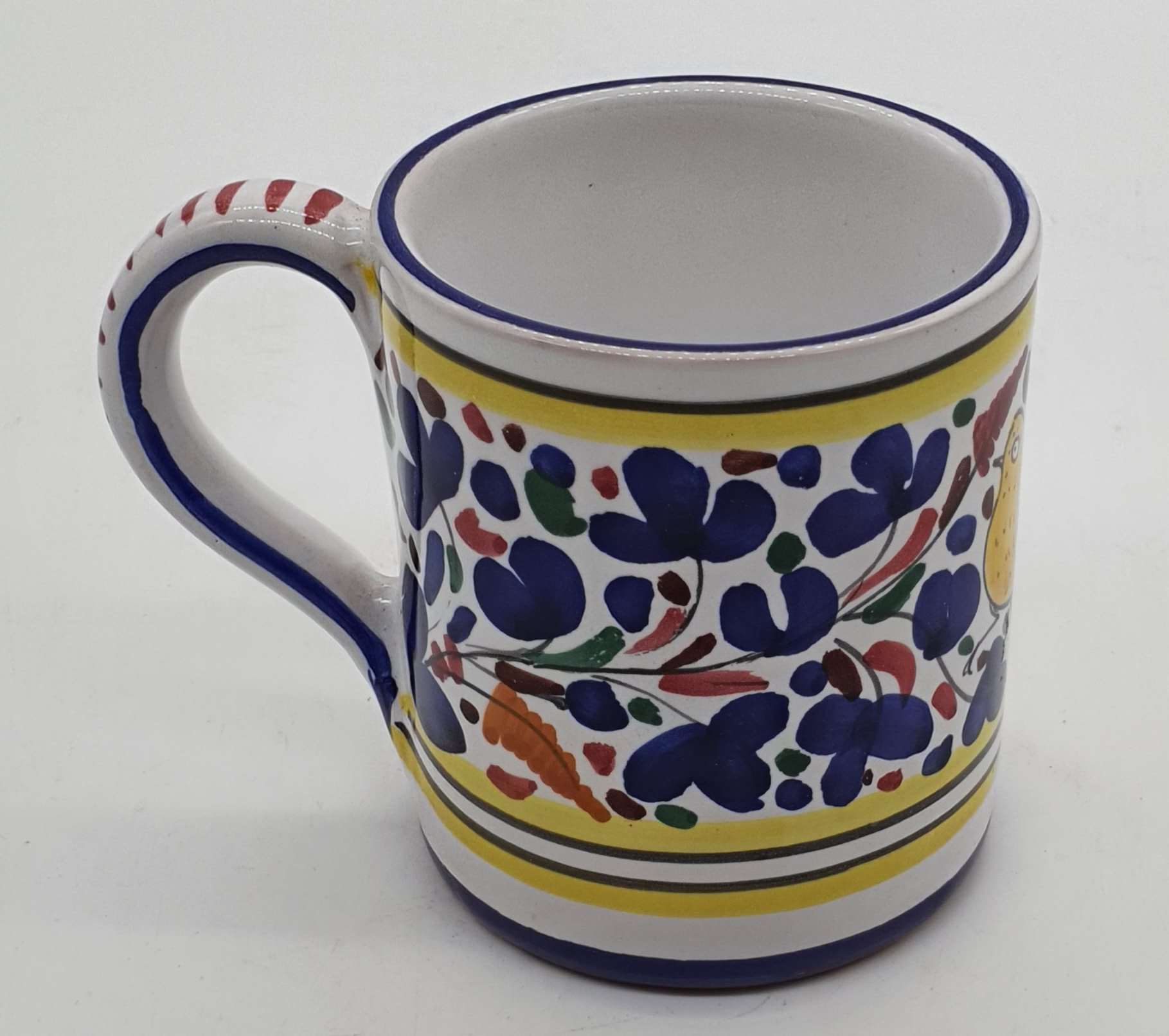 Bicchiere Mug Decoro Arabesco Colorato