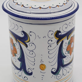 Jar With Lid Deruta Decor