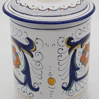 Jar With Lid Deruta Decor