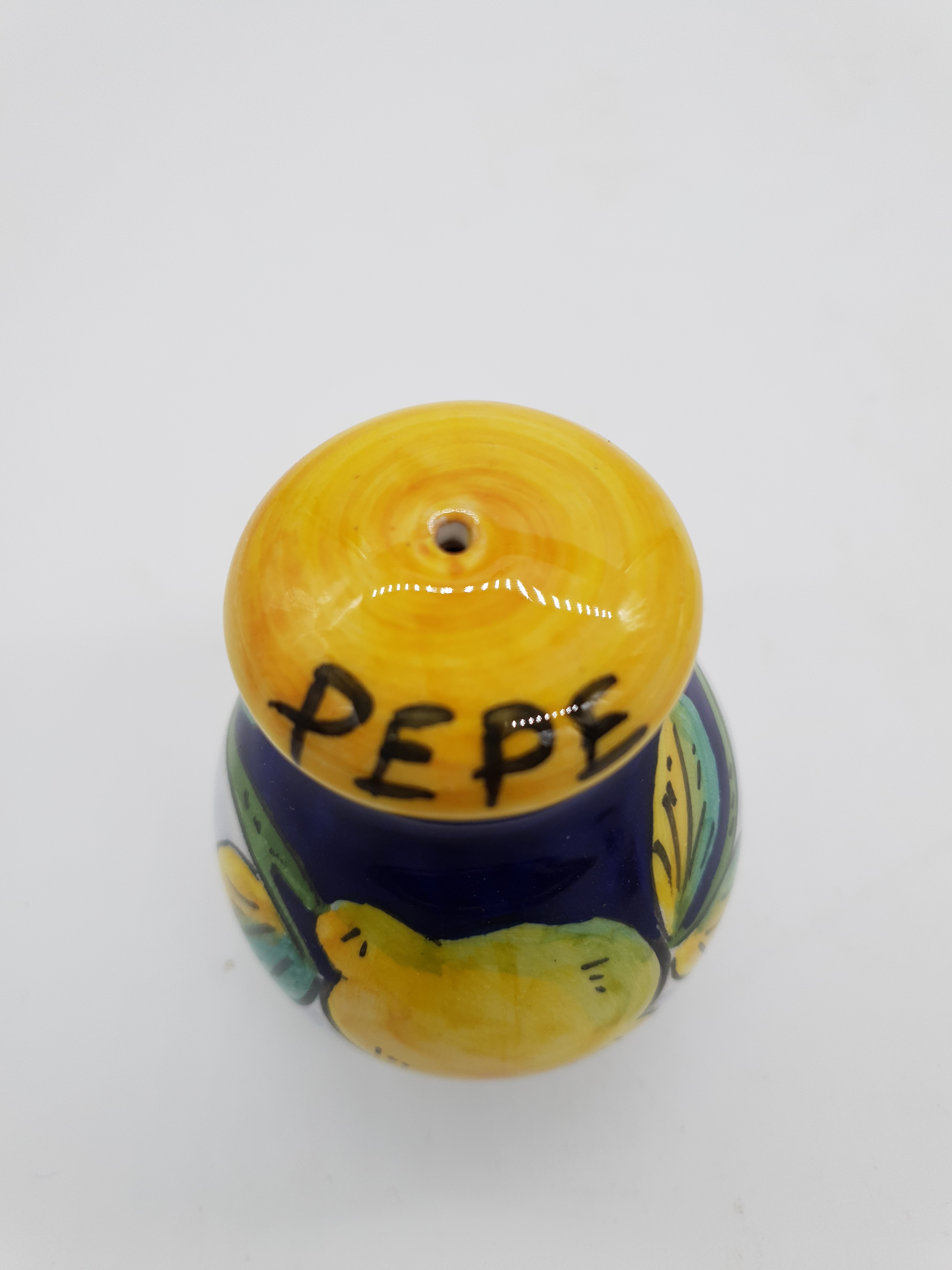 Salt and Pepper Set with Gambino Lemon Decor