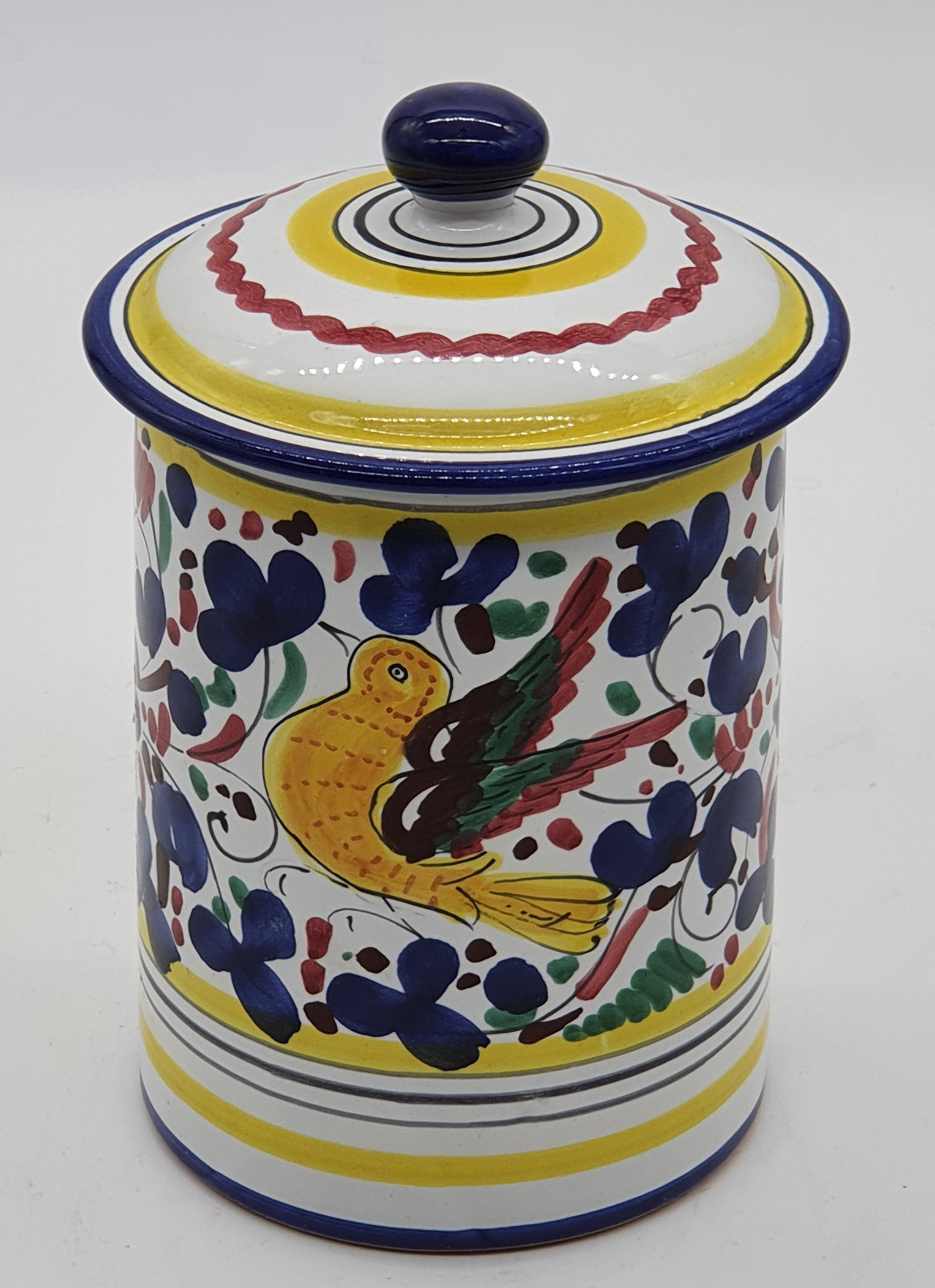 Jar with colored Arabesque decoration
