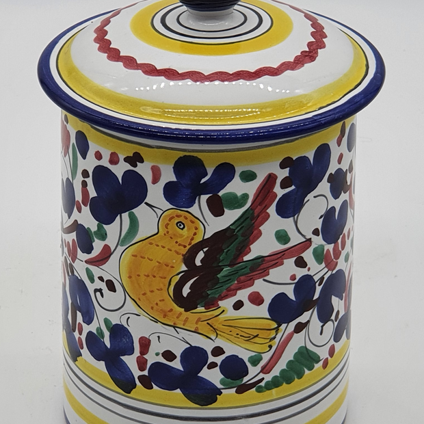 Jar with colored Arabesque decoration