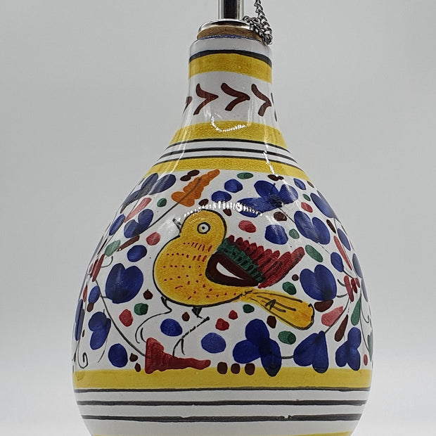 Oil Cruet Colored Arabesque Decor