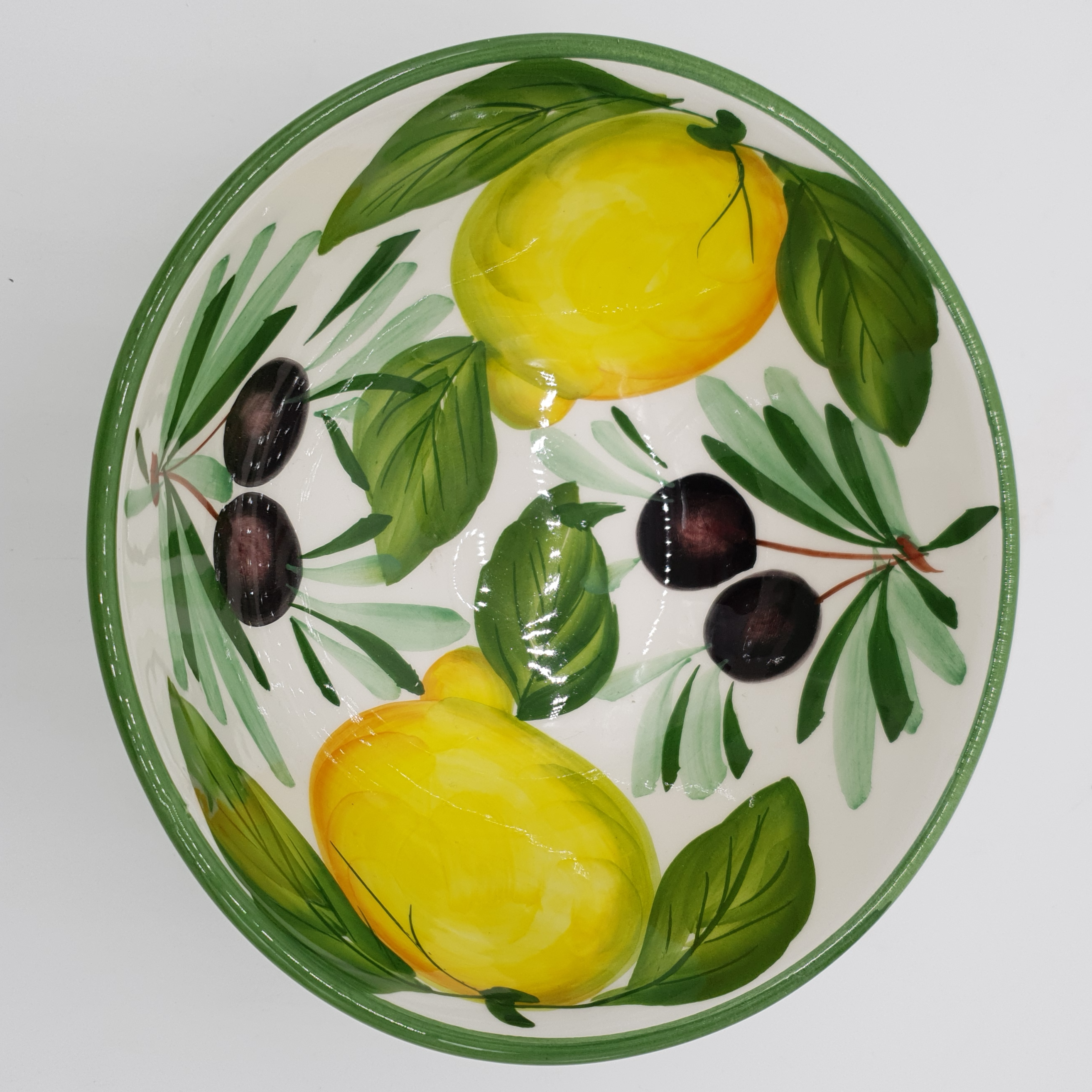 Bolo Ciotola Decoro Limoni E Olive