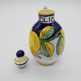 Set Olio Aceto Decoro Limone Gambino