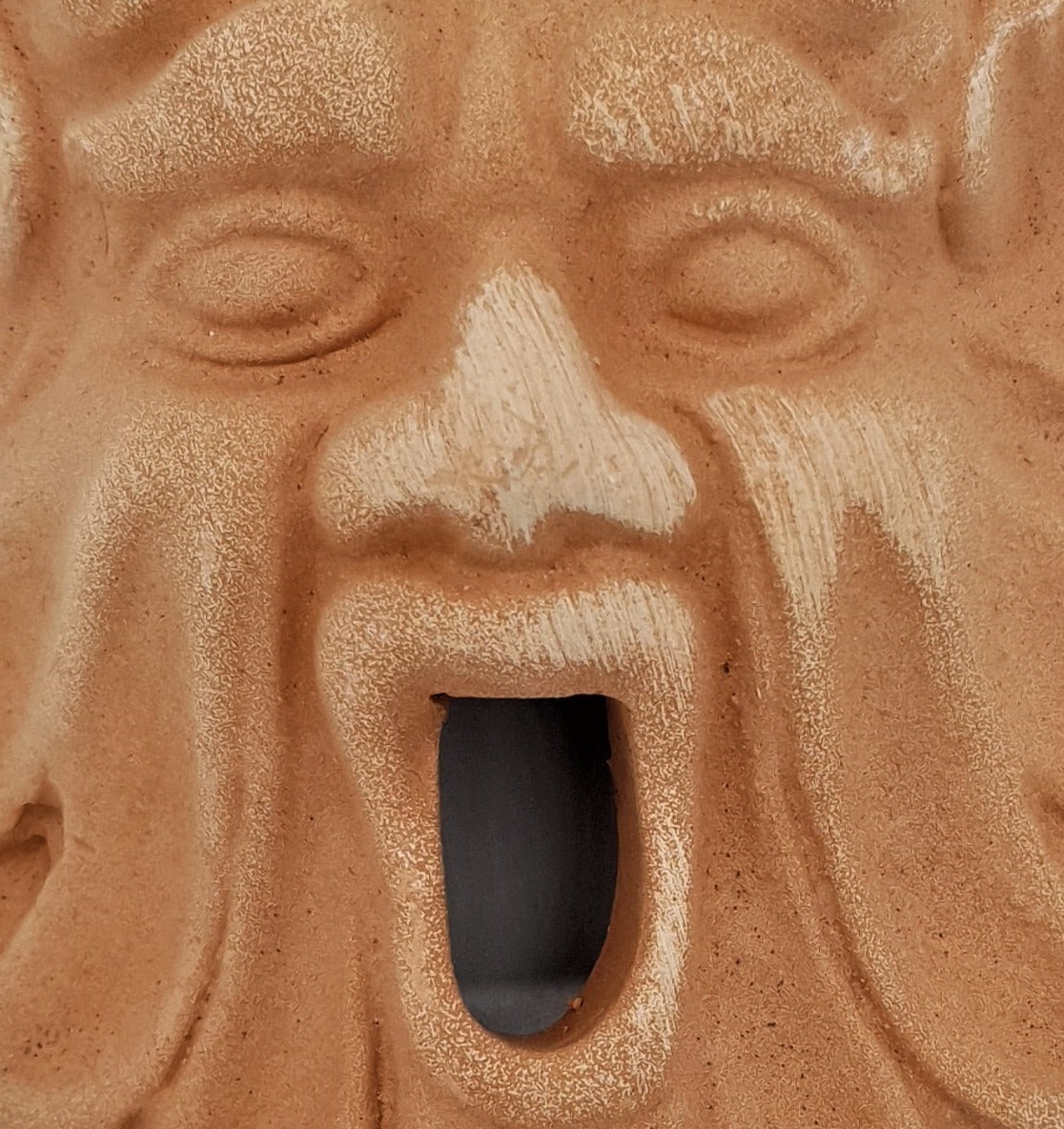 Maschera Fauno Terracotta