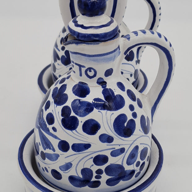 Oil And Vinegar Blue Arabesque Decor