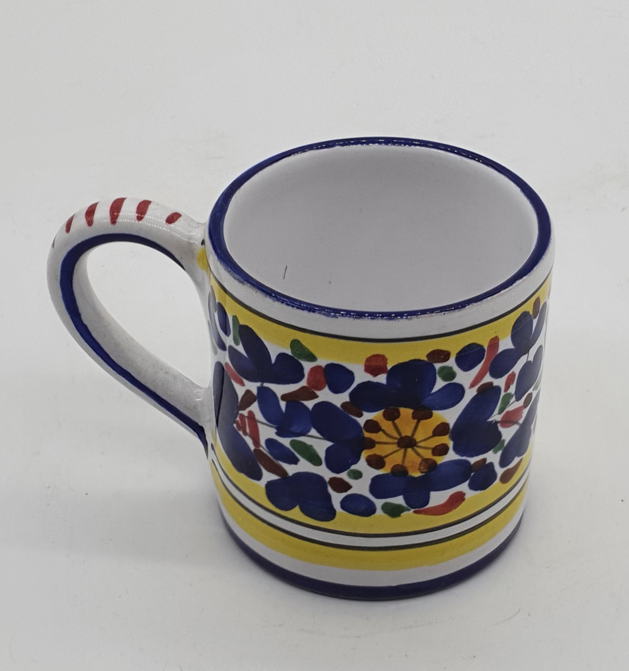 Bicchiere Mug Decoro Arabesco Colorato
