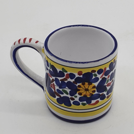 Bicchiere Mug Decoro Arabesco Colorato