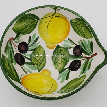 Bolo Egg Bowl Decoration Lemons And Olives