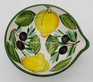 Bolo Egg Bowl Decoration Lemons And Olives