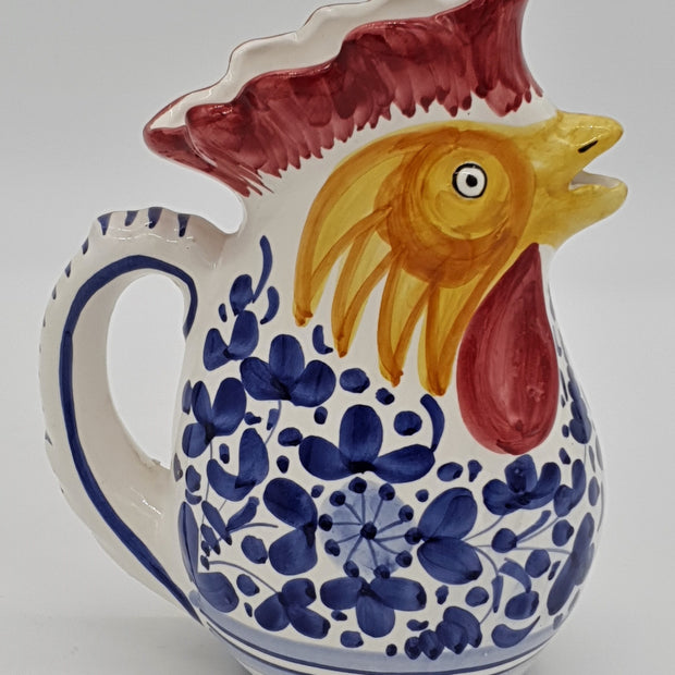 Rooster Blue Arabesque Decor