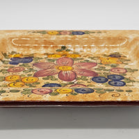 Piatto Quadrato Decoro Gubbio