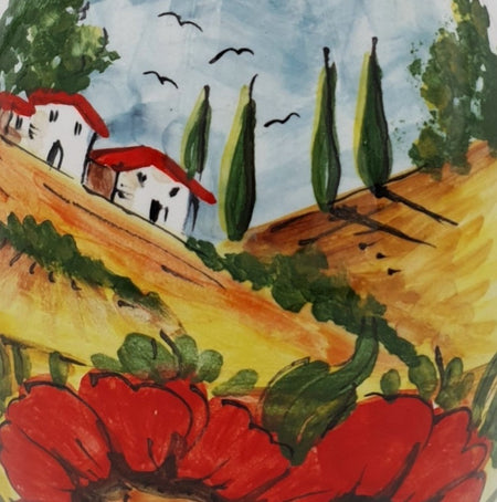Poppies Tuscany cruet