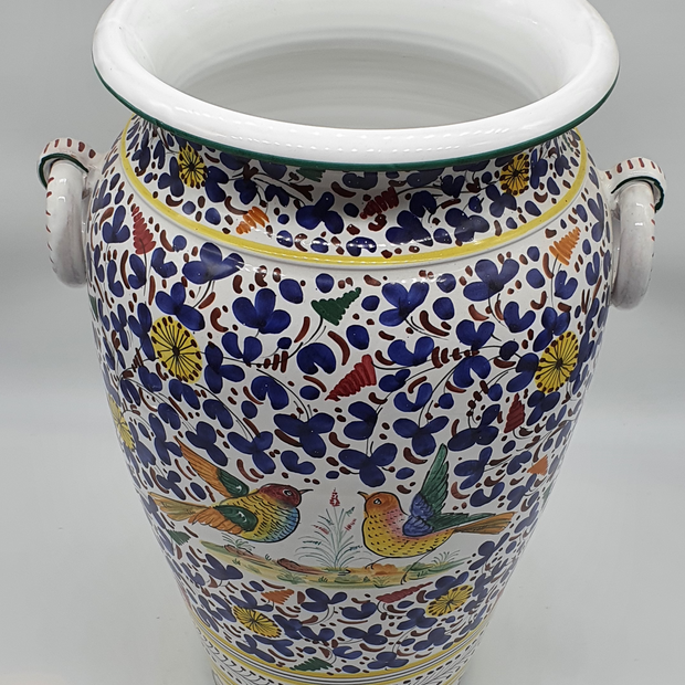 Narrow Colored Arabesque Jar