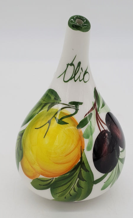 Cruet Ball Decorated With Lemons And Olives