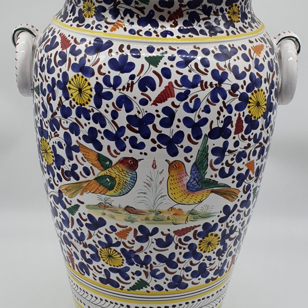 Narrow Colored Arabesque Jar