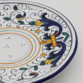 Coffee saucer Deruta decoration