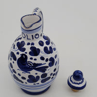 Olio E Aceto Decoro Arabesco Blu