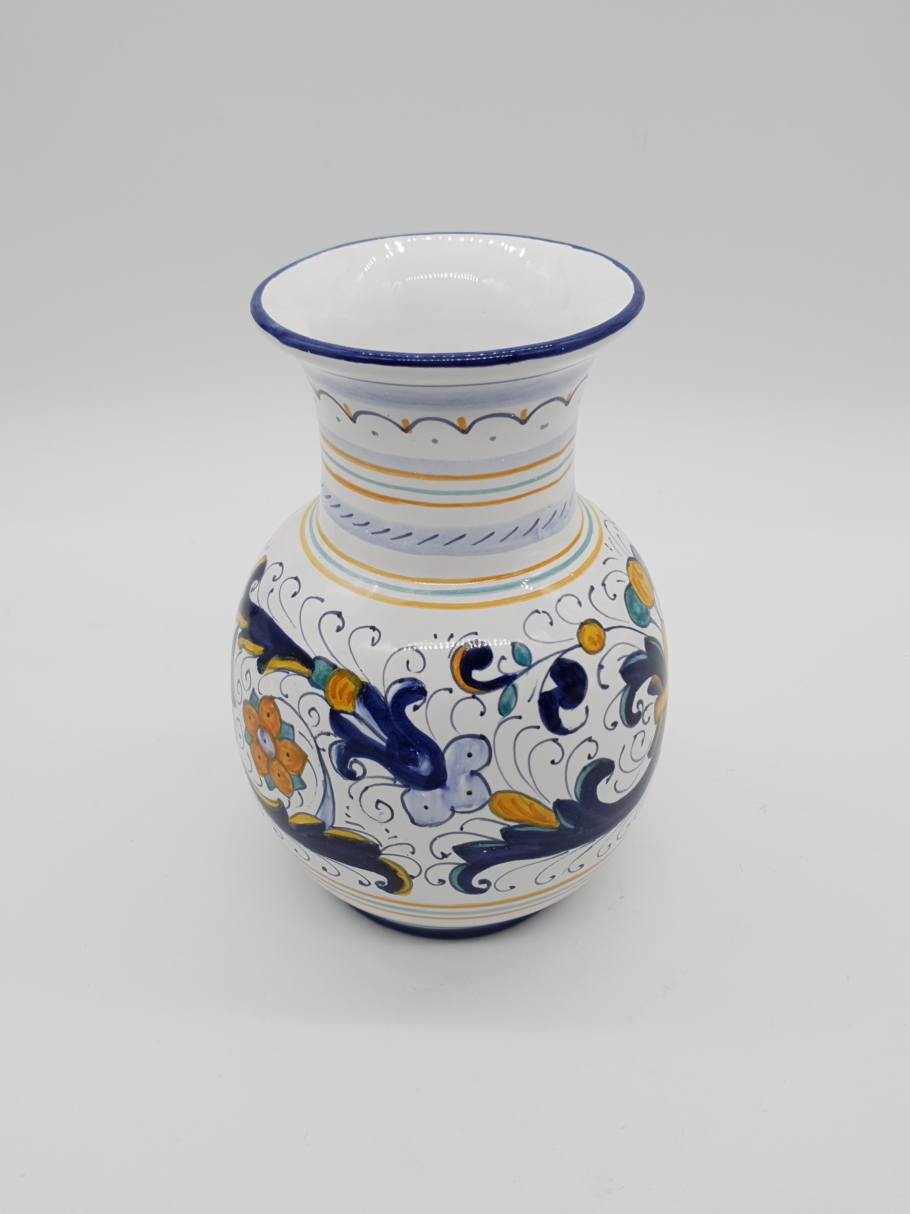 Vaso Pancia Palla Decoro Deruta