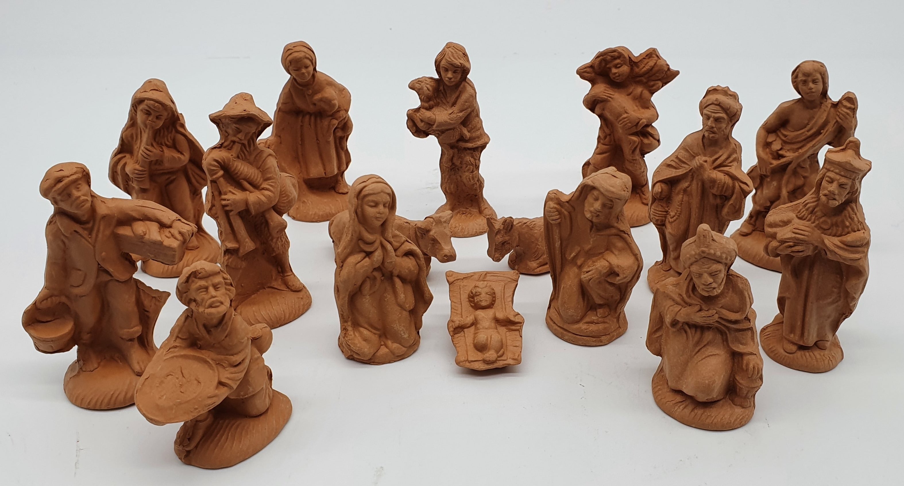 Presepe Terracotta 16 Pezzi cm 7