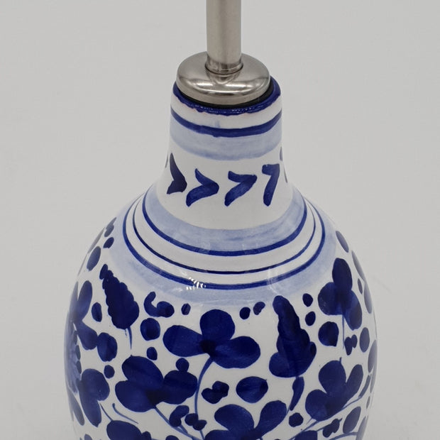 Oil Cruet Blue Arabesque Decor