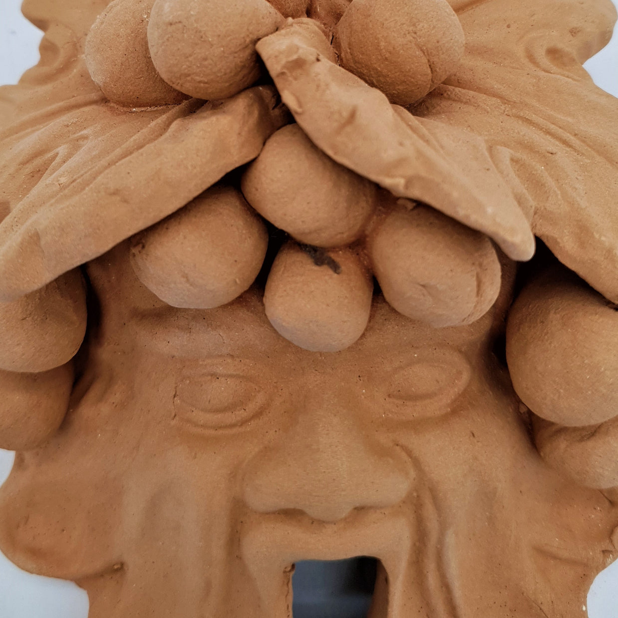 Maschera fauno Con Uva Terracotta