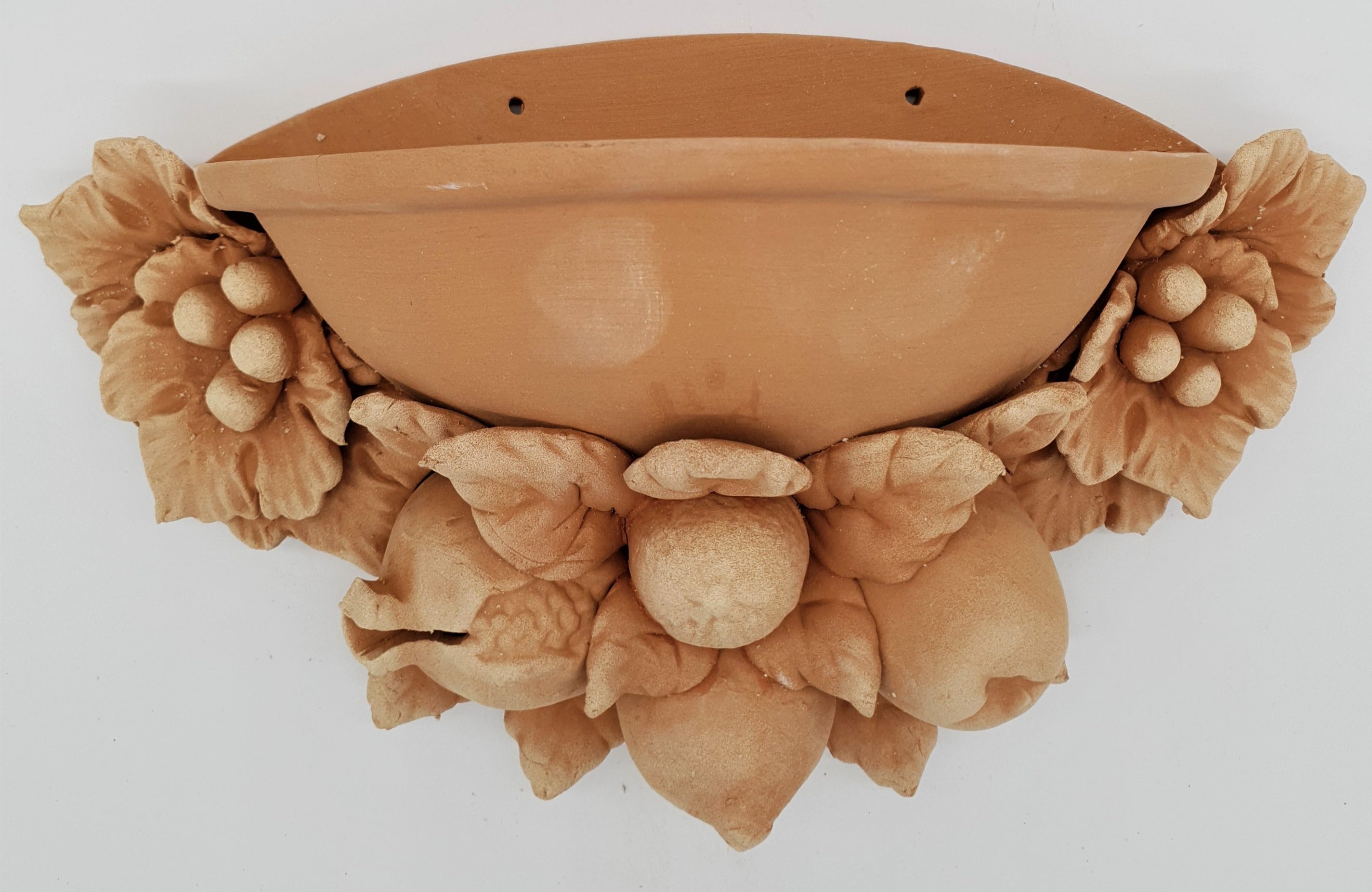 Tasca Da Muro Per Fiori Terracotta