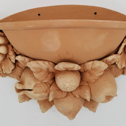 Tasca Da Muro Per Fiori Terracotta
