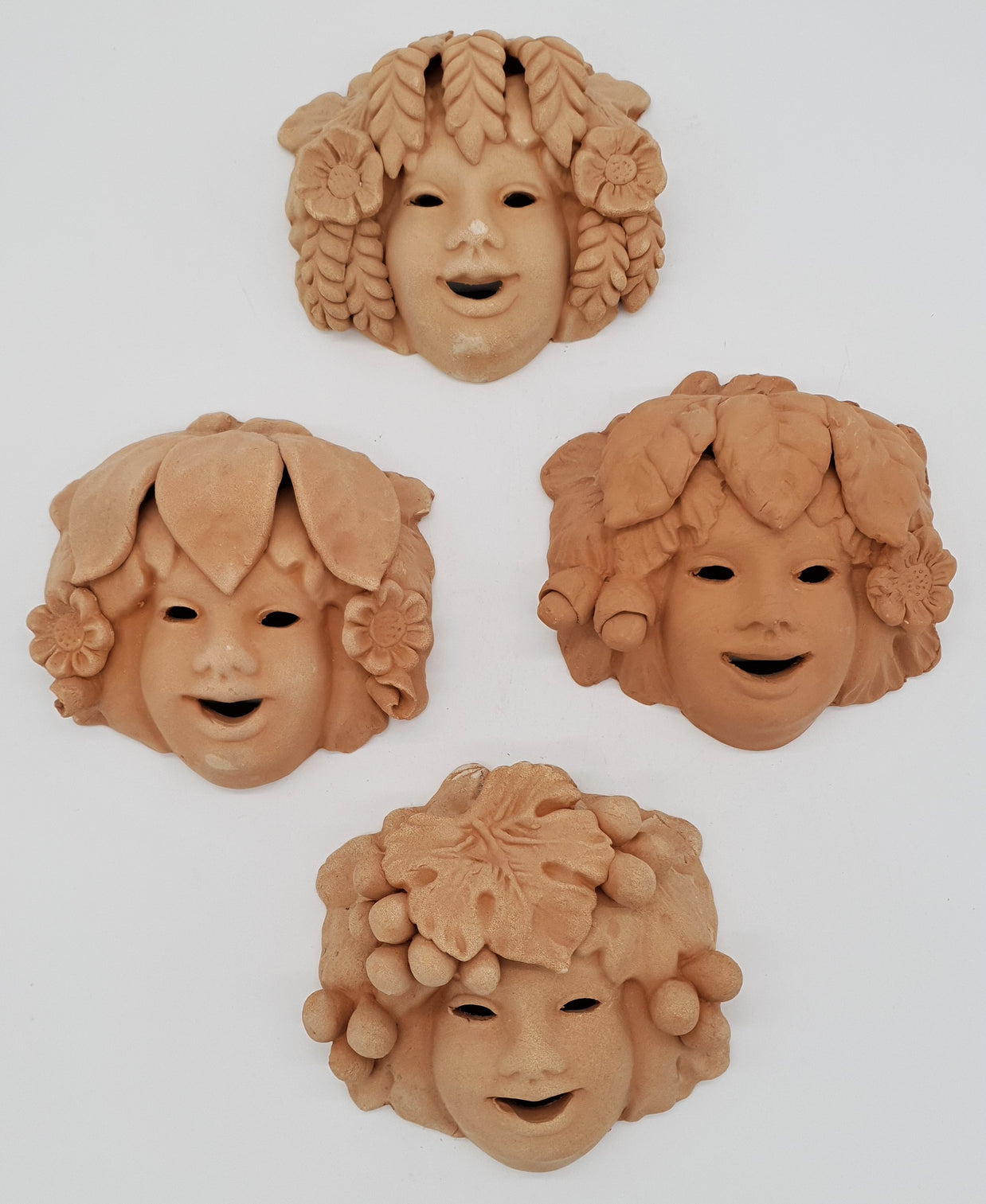 Set Maschere Quattro Stagioni Terracotta