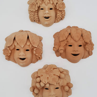 Set Maschere Quattro Stagioni Terracotta