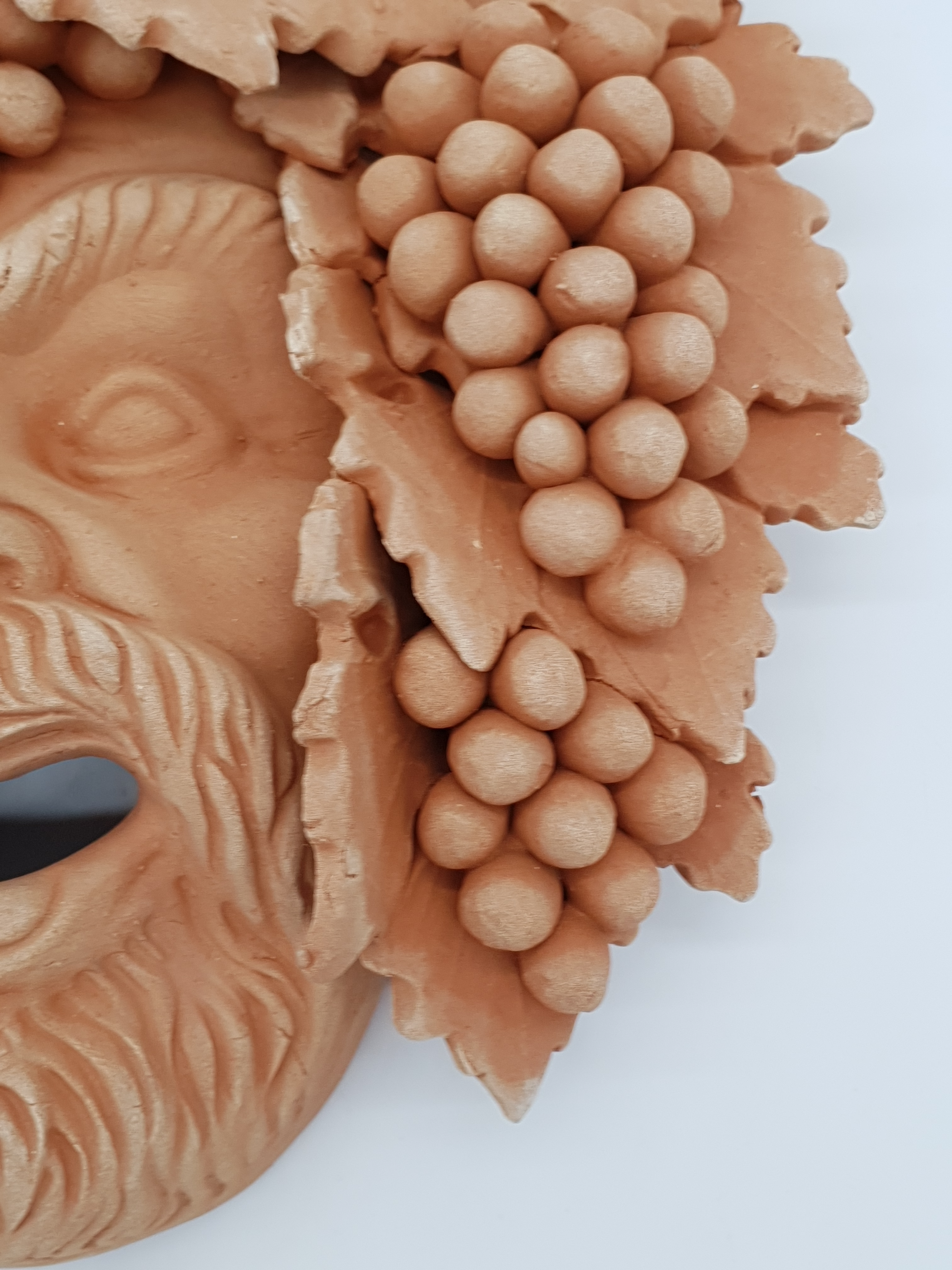 Maschera Bacco Vecchio Grande Terracotta
