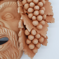 Maschera Bacco Vecchio Grande Terracotta