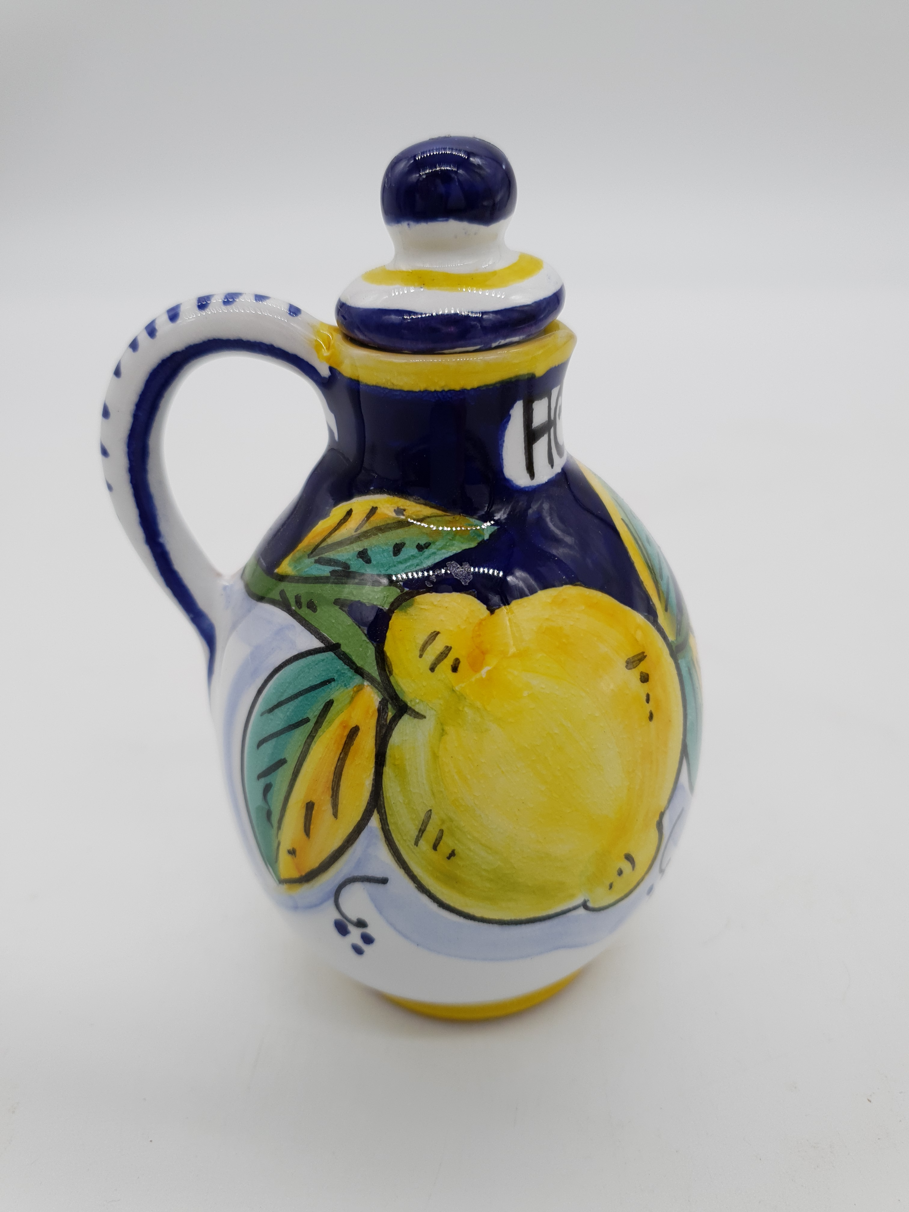 Set Olio Aceto Decoro Limone Gambino