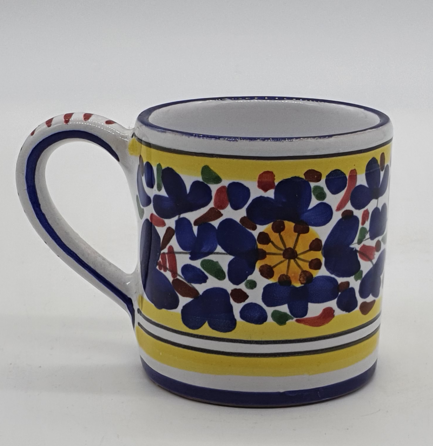 Bicchiere Mug Decoro Arabesco Colorato