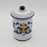 Jar With Lid Deruta Decor