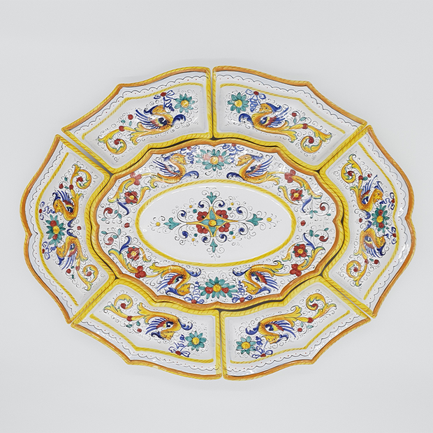 Antipastiera Raffaellesco 7 pz