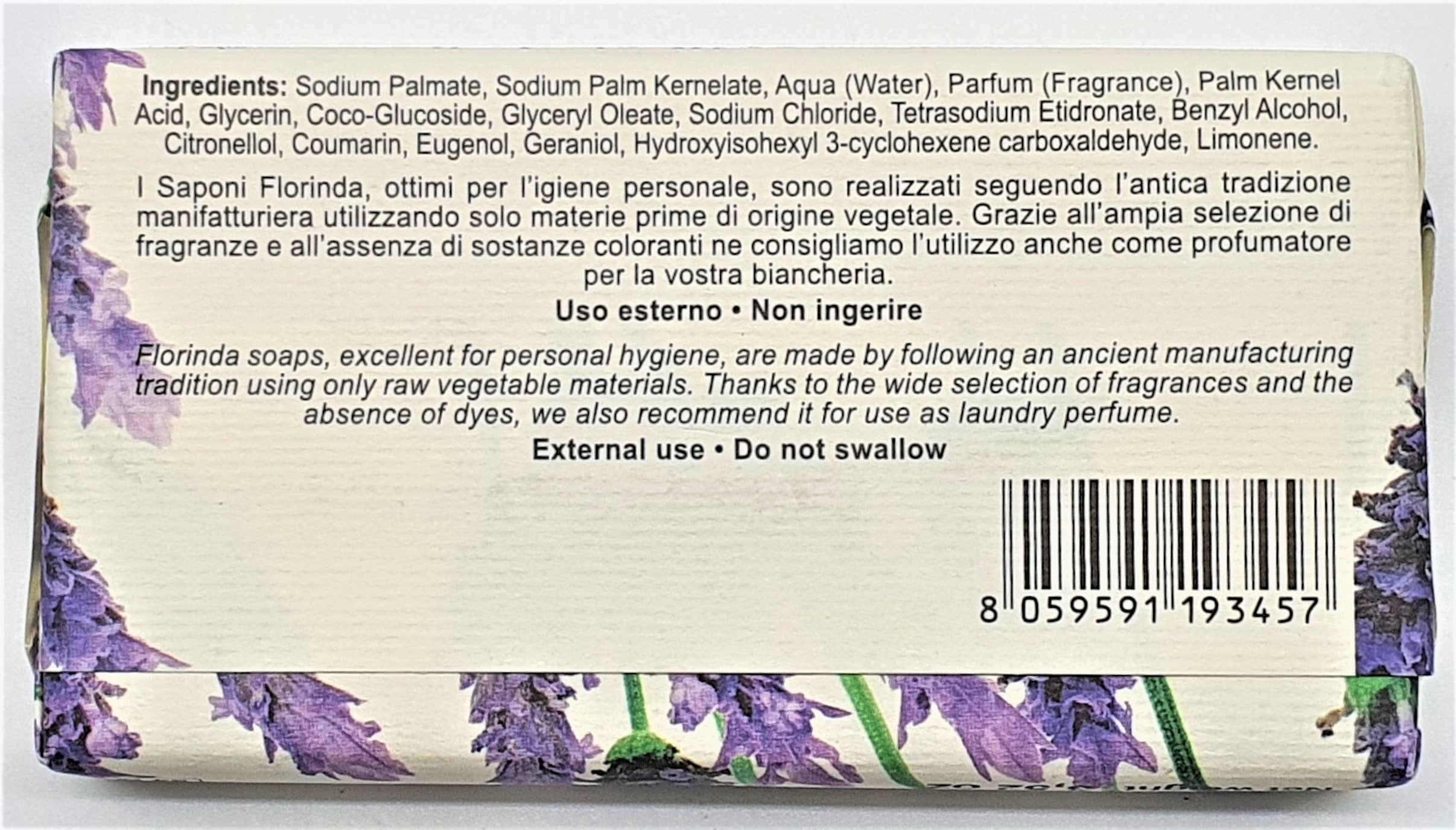 Sapone Vegetale Bacche Di Lavanda